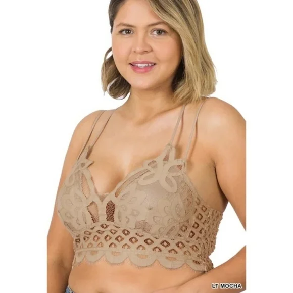 Zenana Adaline Bralette Size 2X and 3X - Picture 2 of 5